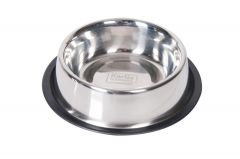 Comedero inox. anillo de caucho 710ml