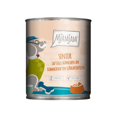 MJAMJAM pollo con batata SENIOR 400gr