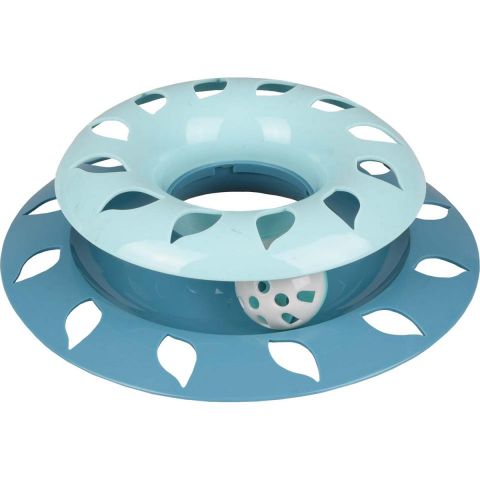 F Juguete gato safira azul redonda 21*21*5.50cm
