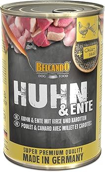 Belcando pollo y pato con mijo y zanahoria 800gr