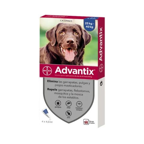 Advantix perro de +25kg OFERTA 4 a 36.95€