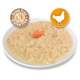 Pollo en salsa con salmón 80gr PVP: 1.45€