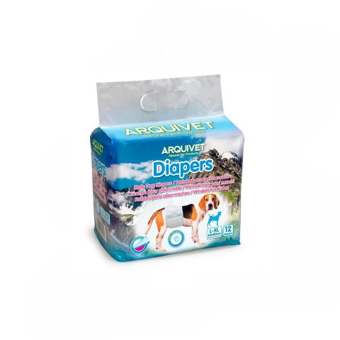 Pañales para Perro Macho L-XL