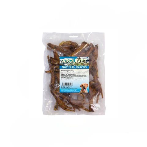 ARQUIVET Snack natural - patas de pollo 250gr