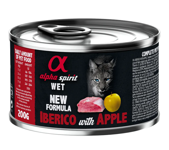 Alpha Spirit lata cerdo c/manzana 200gr OFERTA 5+1
