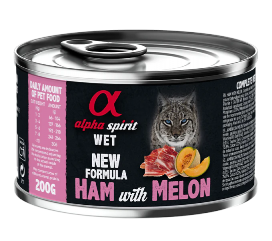 Alpha Spirit Lata jamón c/melón 200gr OFERTA 5+1