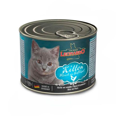 LATA GATO LEONARDO KITTEN 200GR OFERTA 5+1