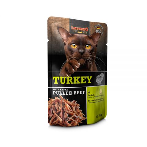 LEONARDO TURKEY + EXTRA PULLED BEEF