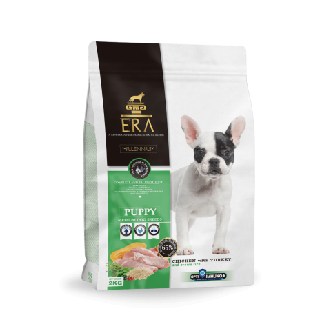 Era Millenium puppy medium chicken&turkey 2KG