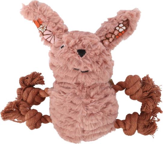 ROZETTE conejo con cuerda rosa 27cm