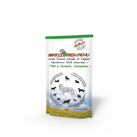 Farm food fresh menu tripa&corazón 125GR
