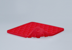 Eat slow alfombrilla de lamer lick mat ROJO