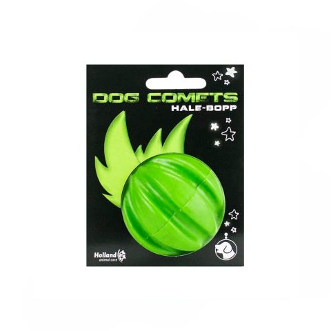 DOG COMET PELOTA HALE BOPP VERDE 6CM