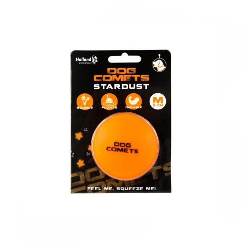 DOG COMETS PELOTA STARDUST NARANJA 6CM
