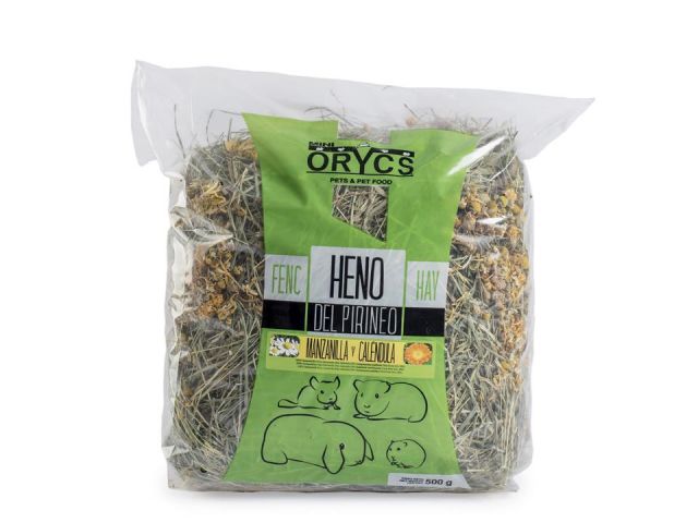 Orycs heno con manzanilla y calendula 500gr