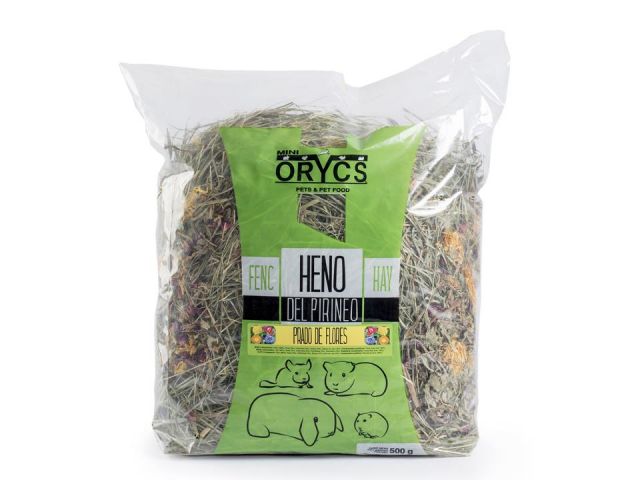ORYCS heno prado flores 500G