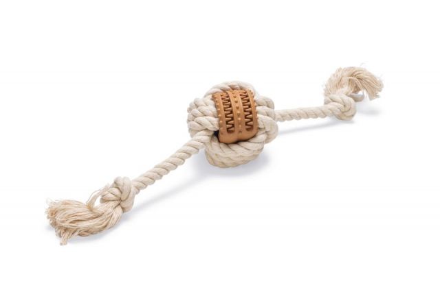 Nudo dental con cuerda para cachorros 30cm