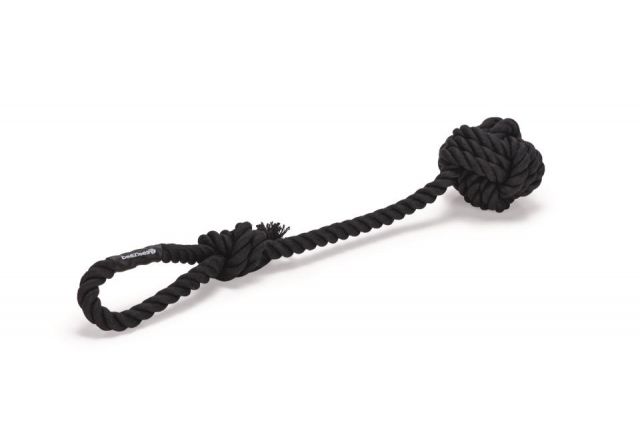 Pelota de algodón Vic negro 40x7x7cm