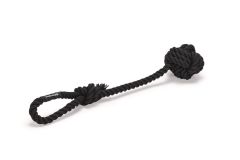 Pelota de algodón Vic negro 40x7x7cm