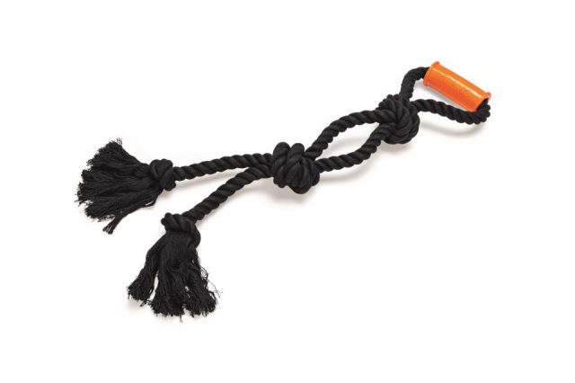 Tirador de algodón en TMOY negro 60x13x7cm