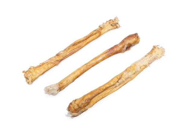 Rollo de piel de conejo con pelo 