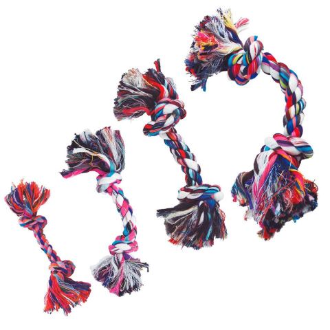 Juguete de algodón 2 nudos muy pequeño (13cm)