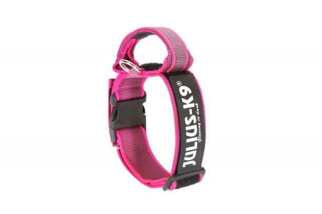 Julius K9 collar de agarre logo 40mm Rosa