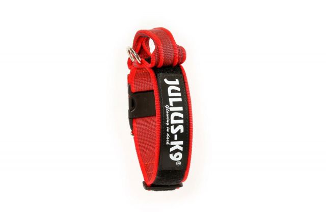 Julius K9 Collar agarre 50cm logo Rojo
