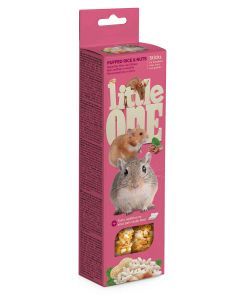 LITTLE ONE STICKS CON ARROZ INFLADO Y NUECES 2*55G