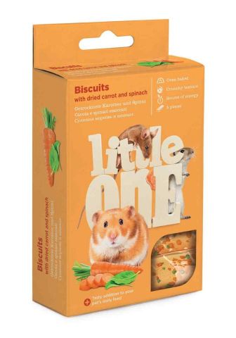 LITTLE ONE BISCUITS C/ZANAHORIA Y ESPINACA 5*7GR