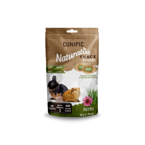 SNACKS NATURALISS INMUNITY HERBS 50GR