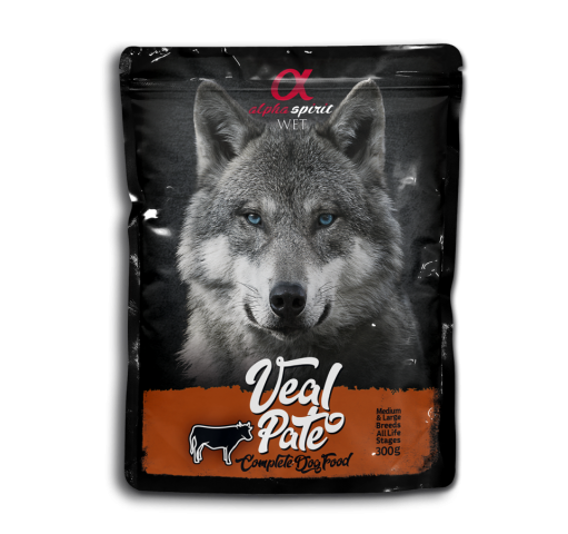 ALPHA SPIRIT WET DOG POUCH DE TERNERA 300GR