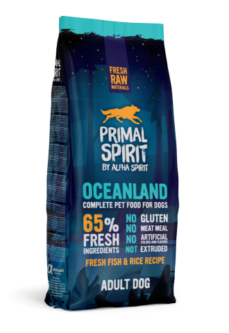 PRIMAL 65% OCEANLAND DOG FOOD 12KG