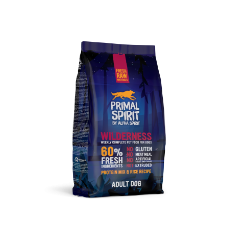 PRIMAL 60% WILDERNESS 60% DOG FOOD 1KG
