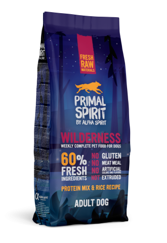 PRIMAL 60% WILDERNESS DOG FOOD 12KG