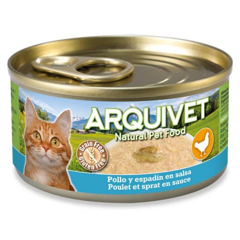 Pollo en salsa con espadín 80gr PVP: 1.45€
