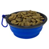 Comedero silicona plegable azul 13*5.5*9cm