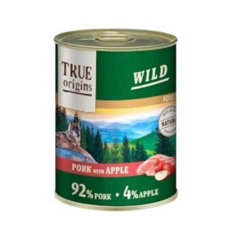 AS húmedo cerdo con manzana verde 400gr