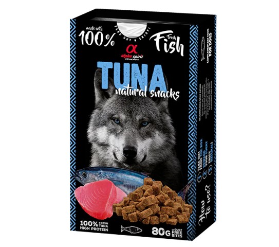 Alpha Spirit Snack natural atún - 80gr