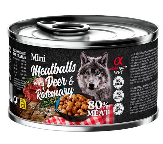 Albóndigas de ciervo y romero 200gr (5+1)