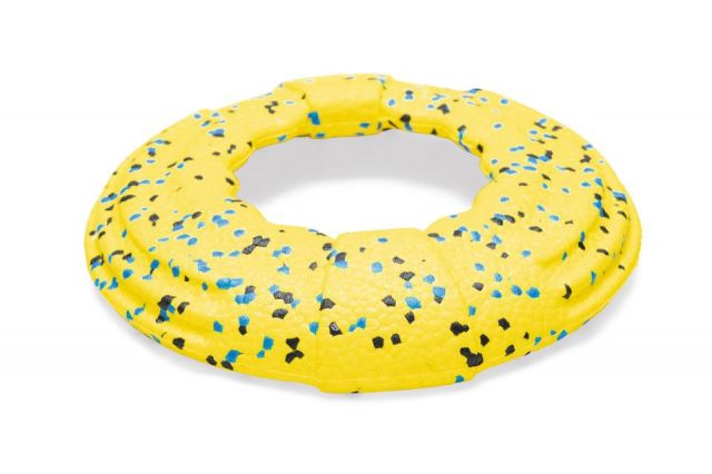 Frisbee de espuma amarillo -FETCHA- 13cm