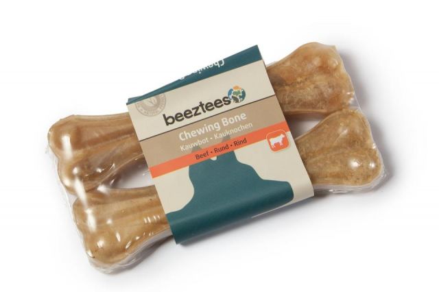 Hueso de piel masticable 16cm - 2 unid